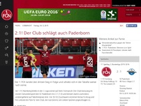 Bild zum Artikel: 2:1! Der Club schlägt auch Paderborn
