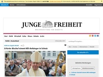 Bild zum Artikel: Erfurter Bischof nimmt AfD-Anhänger in Schutz