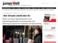 Bild zum Artikel: »Der Einsatz stärkt den IS«