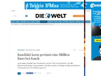 Bild zum Artikel: 'Wer wird Millionär': Kandidat Leon gewinnt eine Million Euro bei Jauch