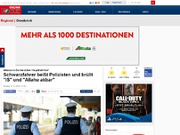 Bild zum Artikel: Attacke in Osnabrücker Hauptbahnhof - Schwarzfahrer beißt Polizisten und brüllt 'IS' und 'Allahu akbar'