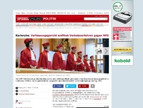 Bild zum Artikel: Verfassungsgericht eröffnet Verbotsverfahren gegen NPD