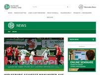 Bild zum Artikel: Wolfsburg schießt ManUnited aus der Königsklasse