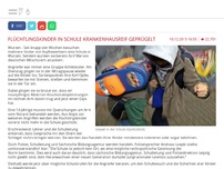 Bild zum Artikel: Flüchtlingskinder in Schule krankenhausreif geprügelt