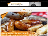 Bild zum Artikel: Politico: Dänen fordern wieder Schweinefleisch in Kitas