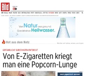 Bild zum Artikel: Erschreckende Studie - Von E-Zigaretten kriegt man eine Popcorn-Lunge