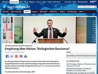 Bild zum Artikel: Empörung über Höckes 'biologischen Rassismus'