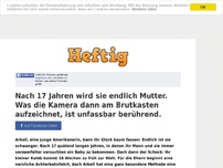 Bild zum Artikel: Nach 17 Jahren wird sie endlich Mutter. Was die Kamera dann am Brutkasten aufzeichnet, ist...