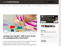 Bild zum Artikel: „Schaden dem Handel“: WKO fordert Verbot von selbstgebastelten Geschenken