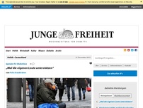 Bild zum Artikel: „Mal die eigenen Leute unterstützen“