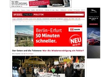 Bild zum Artikel: Der Osten und die Toleranz: War die Wiedervereinigung ein Fehler?