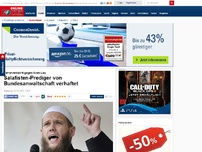 Bild zum Artikel: Terrorverdacht gegen Sven Lau - Bundesanwaltschaft verhaftet Salafisten-Prediger