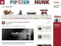 Bild zum Artikel: ESC: Kassierer haben Song für Stockholm eingereicht