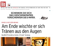 Bild zum Artikel: „TV Total“-Abgang - Raab wischte sich Tränen aus den Augen