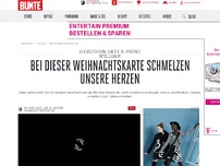 Bild zum Artikel: Bei dieser Weihnachtskarte schmelzen unsere Herzen