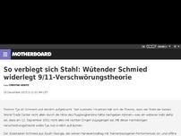 Bild zum Artikel: So schmilzt Stahl: Wütender Schmied widerlegt 9/11-Verschwörungstheorie