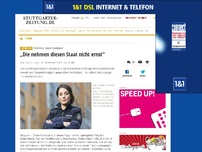 Bild zum Artikel: Polizistin Tania Kambouri: „Die nehmen diesen Staat nicht ernst“