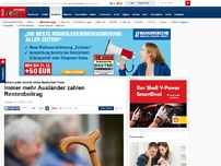 Bild zum Artikel: Schon jeder zehnte ohne deutschen Pass - Immer mehr Ausländer zahlen Rentenbeitrag