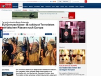 Bild zum Artikel: Terrormiliz erbeutete Blanko-Dokumente - Experten fürchten: IS schleust Terroristen mit falschen Pässen nach Europa
