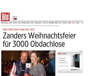 Bild zum Artikel: 3000 Gänsebraten - Zanders Weihnachtsfeier für Obdachlose