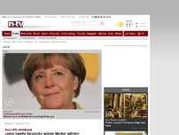 Bild zum Artikel: Stern-RTL-Wahltrend: Jeder zweite Deutsche würde Merkel wählen