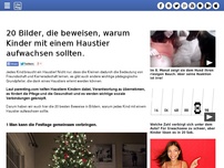 Bild zum Artikel: 20 Bilder, die beweisen, warum Kinder mit einem Haustier aufwachsen sollten.