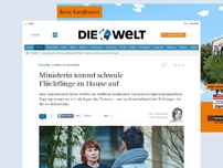 Bild zum Artikel: Syrer in Sachsen: Ministerin nimmt schwule Flüchtlinge zu Hause auf