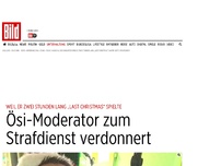 Bild zum Artikel: „Last Christmas“-Marathon - Ösi-Moderator zum Strafdienst verdonnert