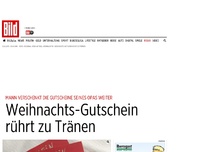 Bild zum Artikel: „Für einen Uropa-Tag“ - Weihnachts-Gutschein rührt zu Tränen