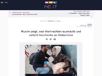 Bild zum Artikel: Muslim zeigt, was Weihnachten ausmacht und verteilt Geschenke an Obdachlose