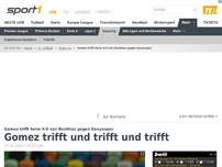 Bild zum Artikel: Gomez erzielt 13. Saisontor