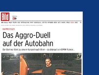 Bild zum Artikel: Rap-Star Fler - Aggro-Duell auf der Autobahn!