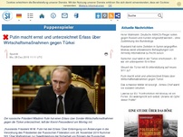 Bild zum Artikel: Putin macht ernst und unterzeichnet Erlass über Wirtschaftsmaßnahmen gegen Türkei