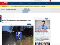 Bild zum Artikel: Von Stahlteil getroffen - Mann sprengt Kondomautomat – und stirbt