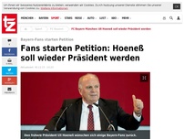 Bild zum Artikel: Fans starten Petition: Hoeneß soll wieder Präsident werden