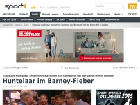 Bild zum Artikel: Huntelaar feuert Barney vor Ort an