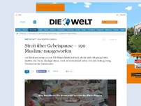 Bild zum Artikel: US-Konzern Cargill: Streit über Gebetspause – 190 Muslime werden rausgeworfen