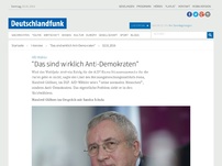 Bild zum Artikel: Deutschlandfunk | Interview | 'Das sind wirklich Anti-Demokraten'