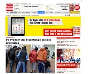 Bild zum Artikel: 50 Prozent der Flüchtlinge bleiben arbeitslos