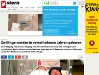 Bild zum Artikel: San Diego: Zwillinge werden in verschiedenen Jahren geboren