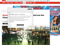 Bild zum Artikel: Polizist: So brutal war das Chaos am Kölner Hbf an Silvester