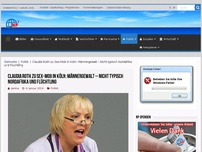 Bild zum Artikel: Claudia Roth zu Sex-Mob in Köln: Männergewalt – Nicht typisch Nordfafrika und Flüchtling