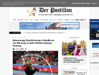 Bild zum Artikel: Erschütterung in Nordkorea laut CIA nur Kim Jong-un beim Stabhochsprung-Training