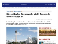Bild zum Artikel: Düsseldorfer Bürgerwehr zieht Tausende Unterstützer an