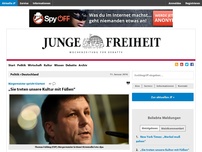 Bild zum Artikel: „Sie treten unsere Kultur mit Füßen“