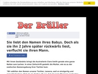 Bild zum Artikel: Sie liebt den Namen ihres Babys. Doch als sie ihn 2 Jahre später rückwärts liest, verflucht sie...