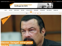 Bild zum Artikel: Steven Seagal wird jetzt Serbe