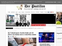 Bild zum Artikel: Bei Frühjahrsputz: Familie findet seit 20 Jahren vermissten Sohn in Sofa-Ritze wieder