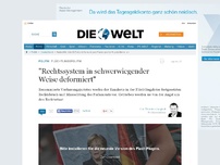 Bild zum Artikel: Flüchtlingspolitik: 'Rechtssystem in schwerwiegender Weise deformiert'