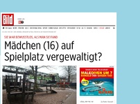 Bild zum Artikel: Sie war bewusstlos - Mädchen (16) auf Spielplatz vergewaltigt?